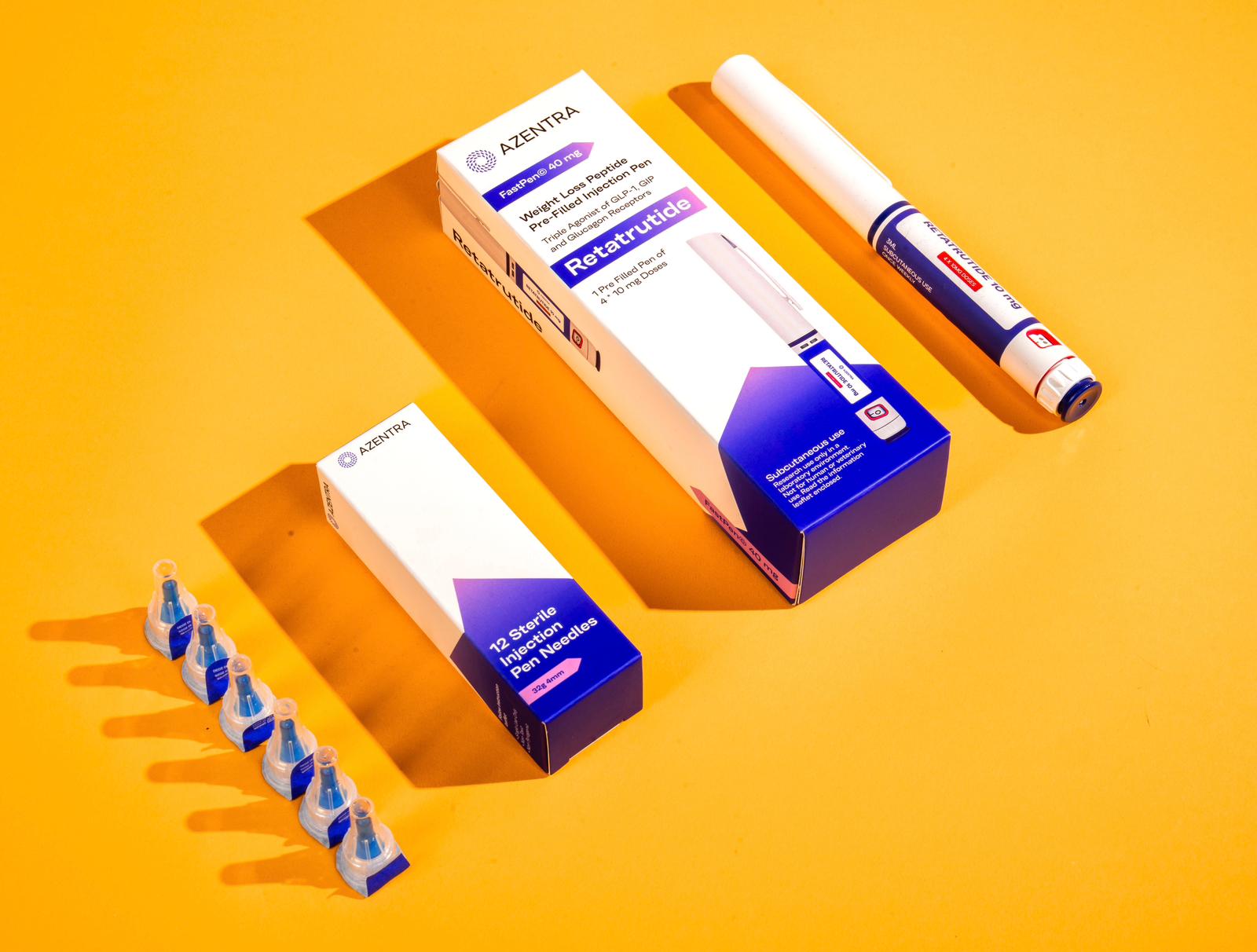 Retatrutide reference material FastPen packaging laboratory research
